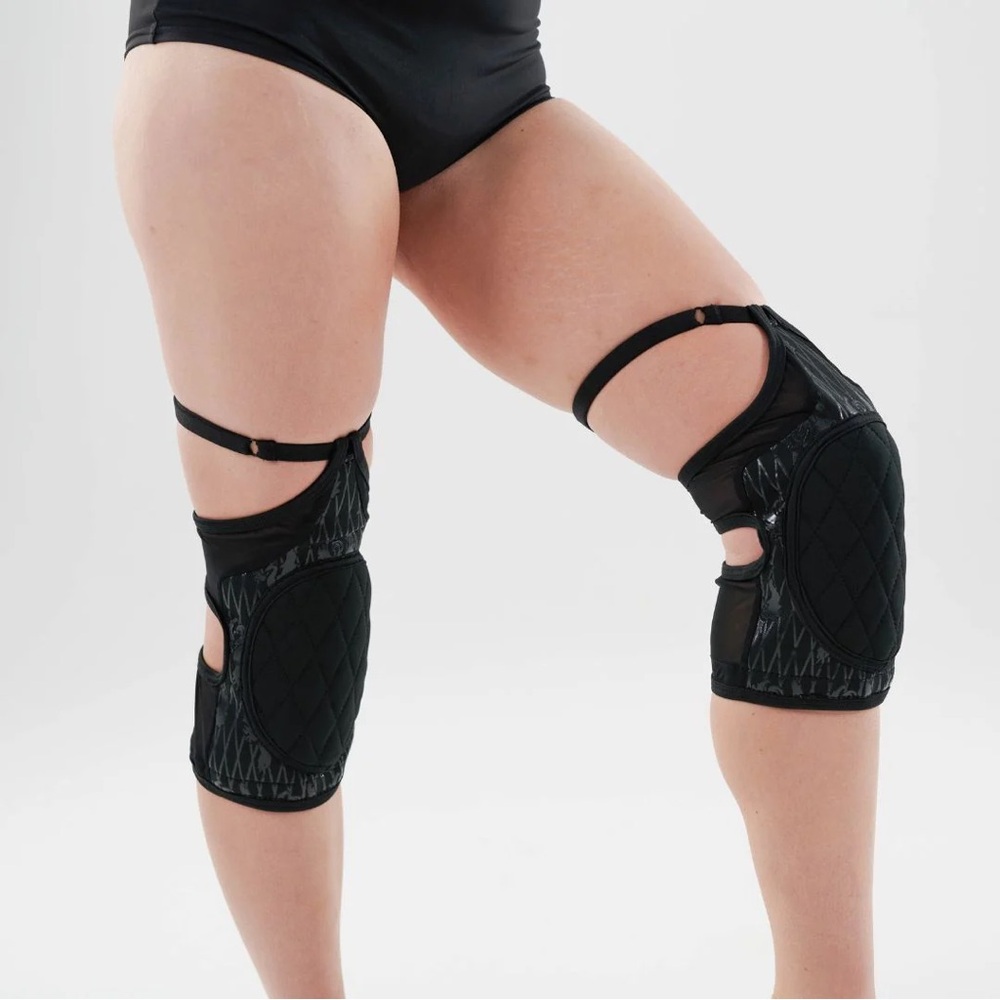 Super Fly Honey Sticky Garter Knee Pads Pole L